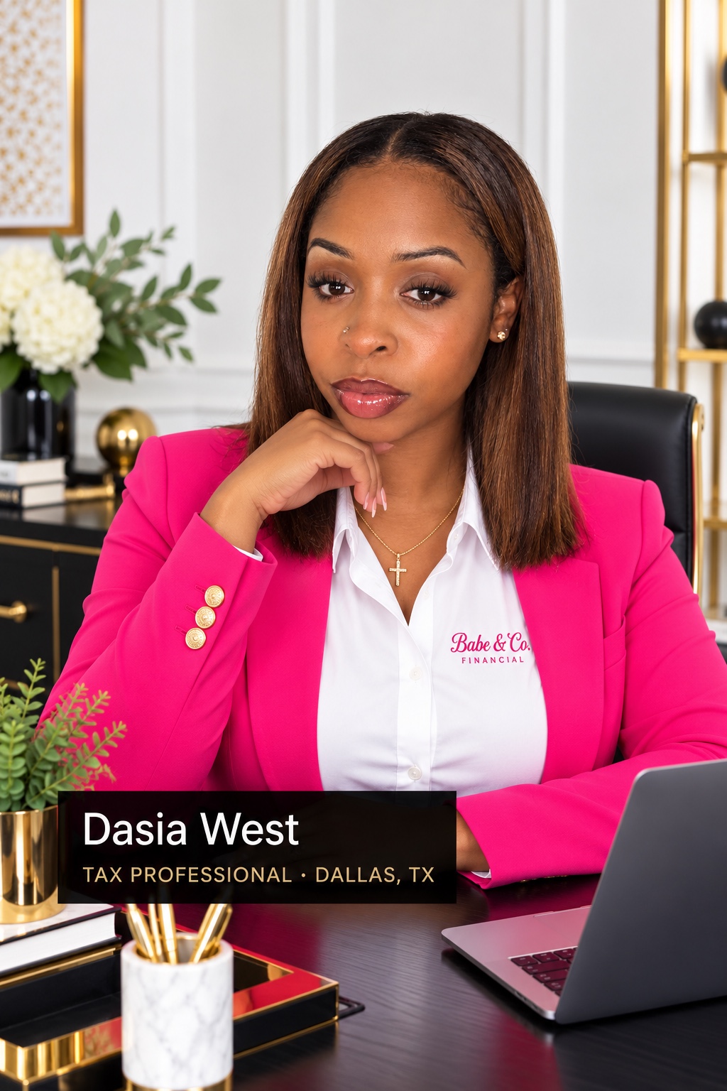 Dasia West, Babe & Co. Financial tax professional